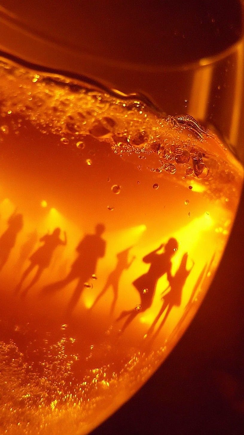 Warm amber close-up used as a scroll-stopping content still